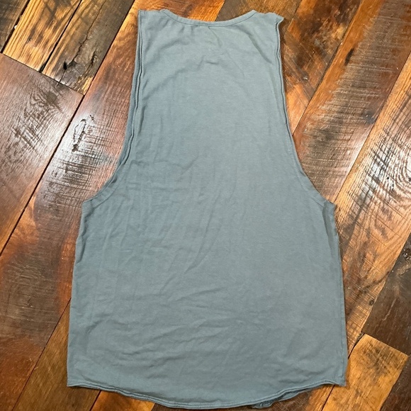 Alphalete Aspire Gray Cotton Spandex Tank Top Men’s Large - Picture 3 of 6